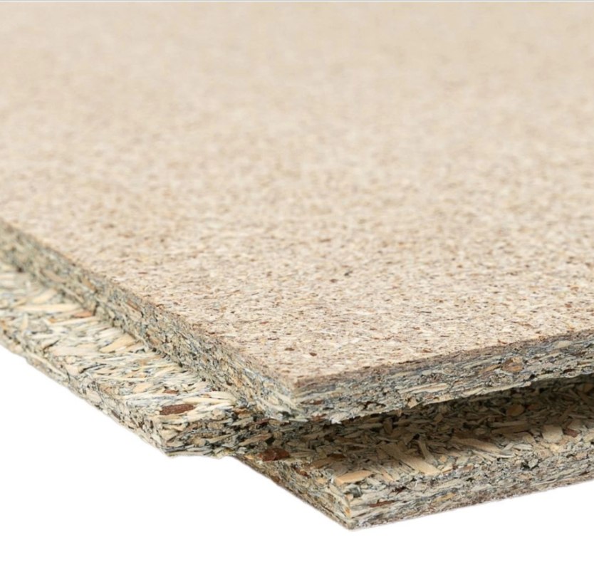Laminated chipboard furniture board 1200x300x16 mm light oak